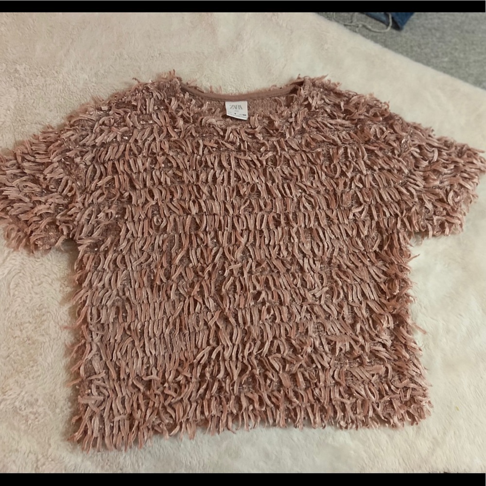 Zara Kids Girls Size 9 Top Pink